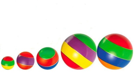 Купить Мячи резиновые (комплект из 5 мячей различного диаметра) в Анапе 