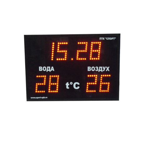 Купить Часы-термометр СТ1.13-2t для бассейна в Анапе 